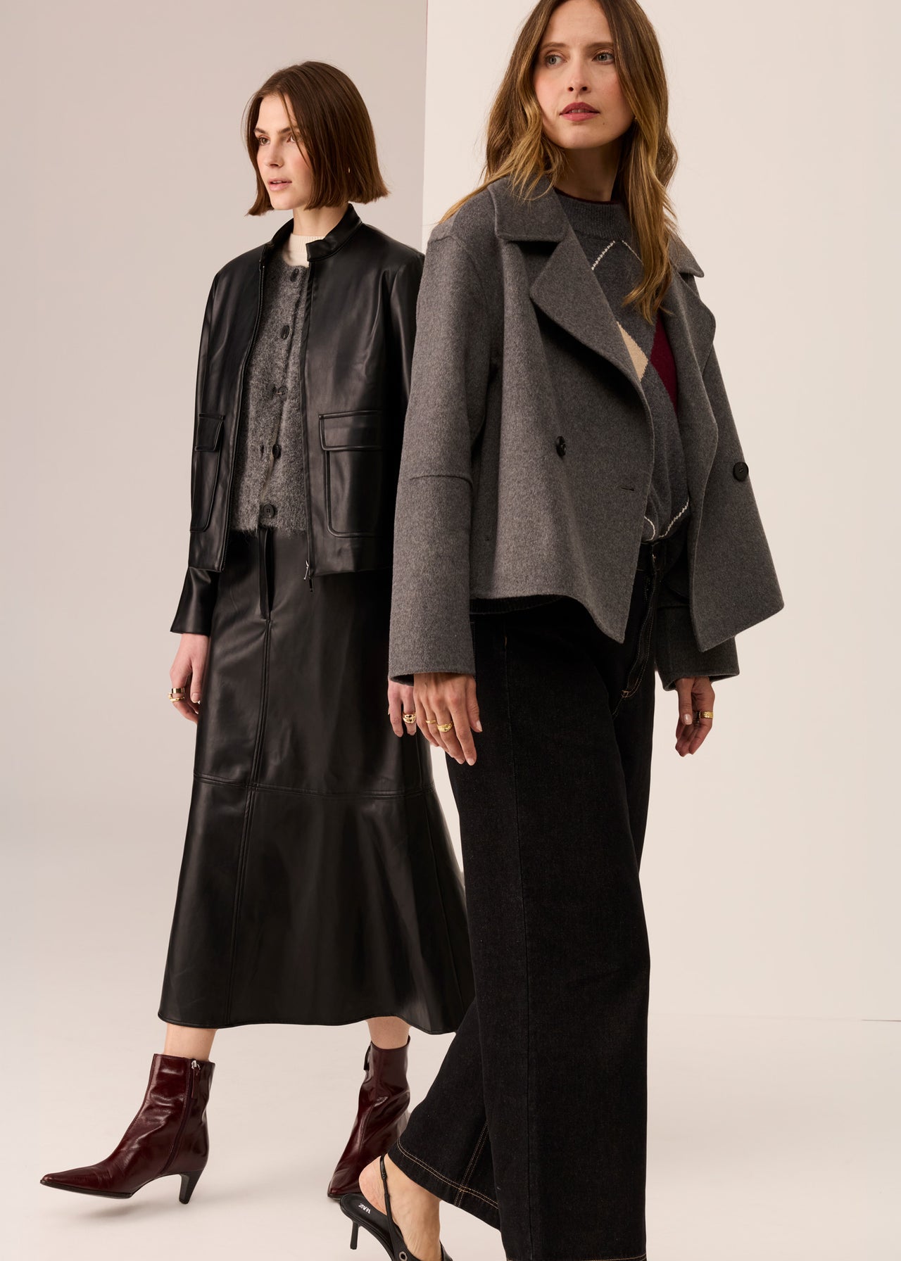 POL Clothing Haviland Cardigan | Charcoal