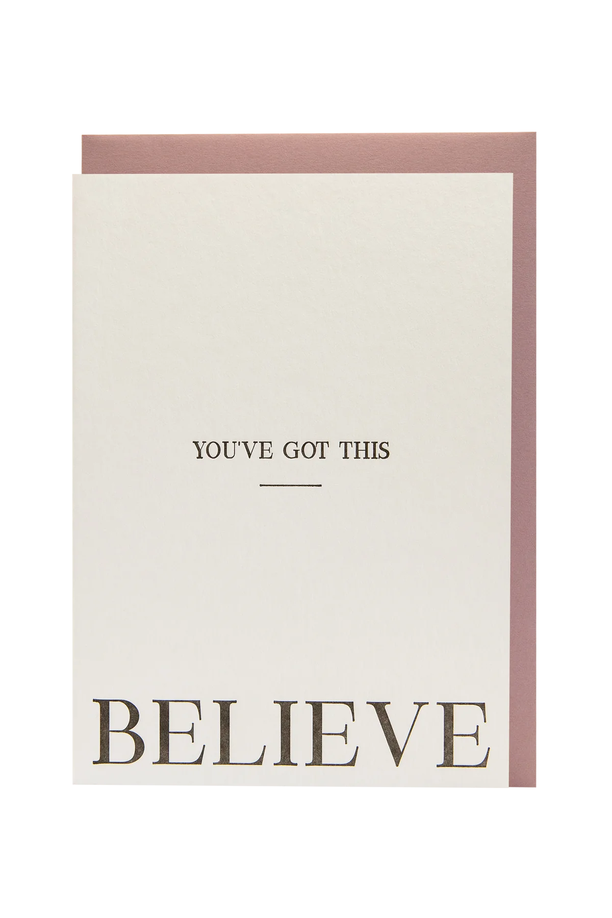 Clare Bernadette | Believe Greeting Card