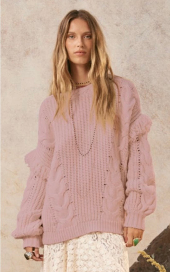 Spell Nomadic Knit Jumper | Dusty Rose