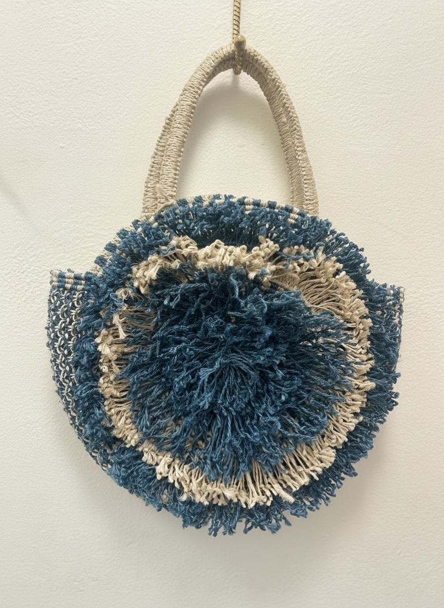 The Jacksons London Dorothy Jute Bag | Natural / Navy