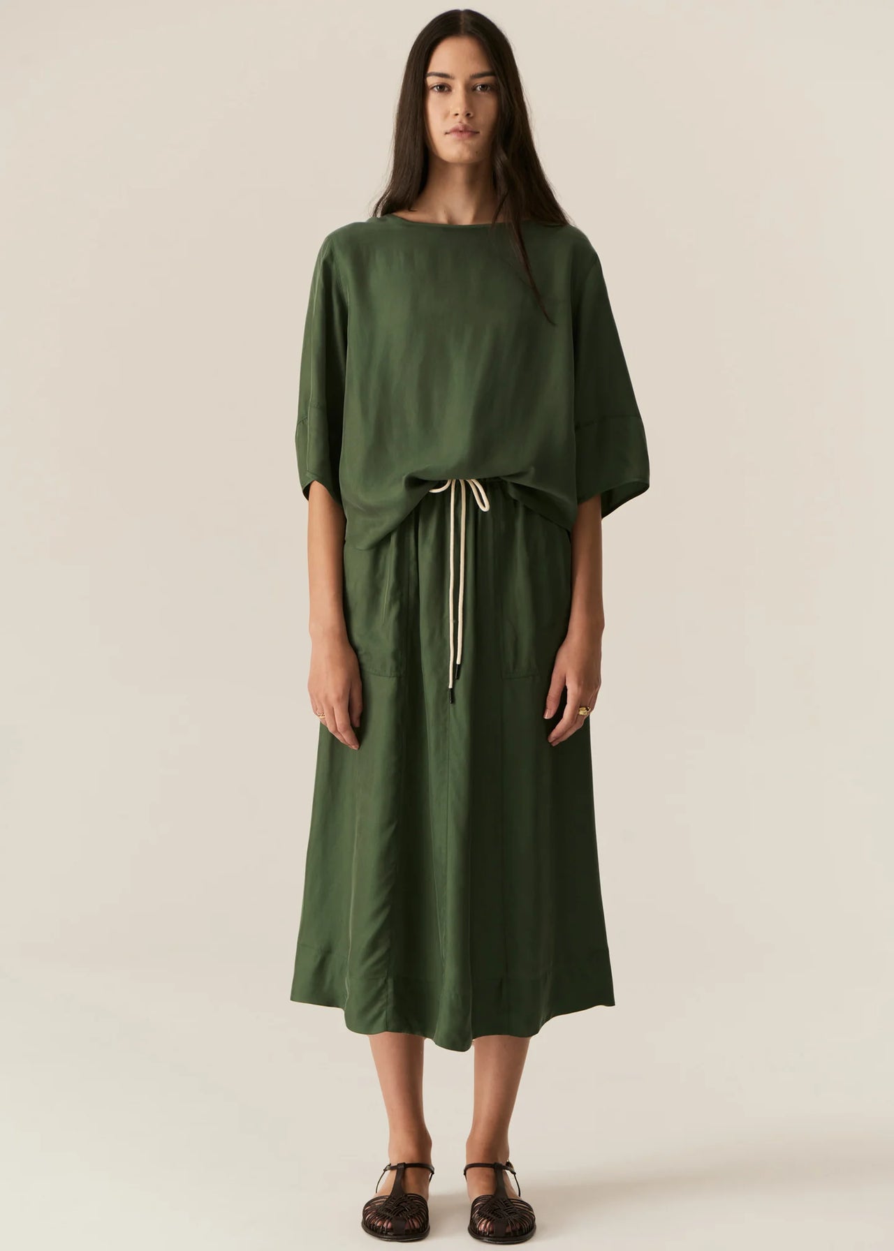 POL Clothing Henri Tee | Green