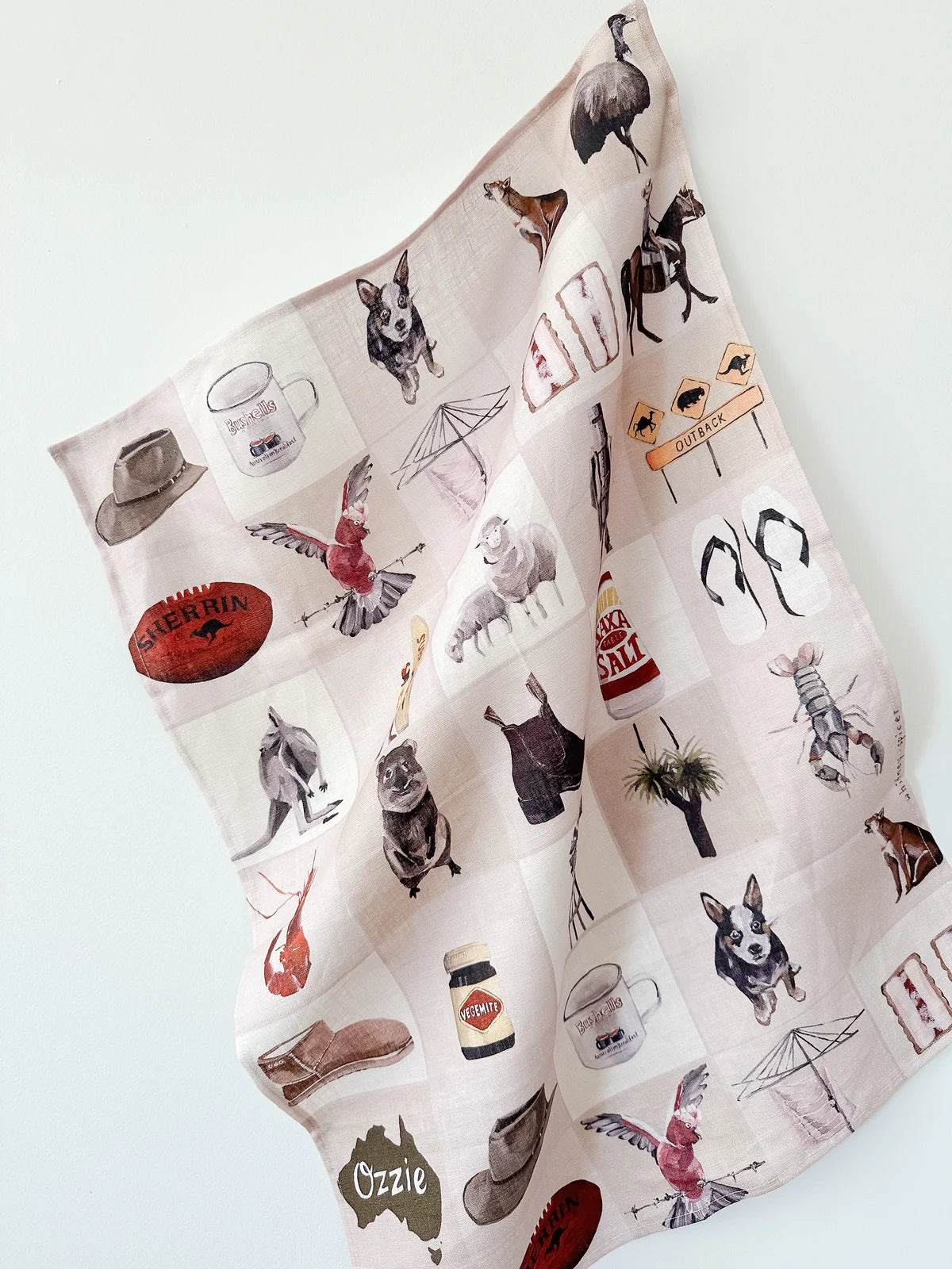 FAR MER by Whitney. Linen Tea Towel | Ozzie