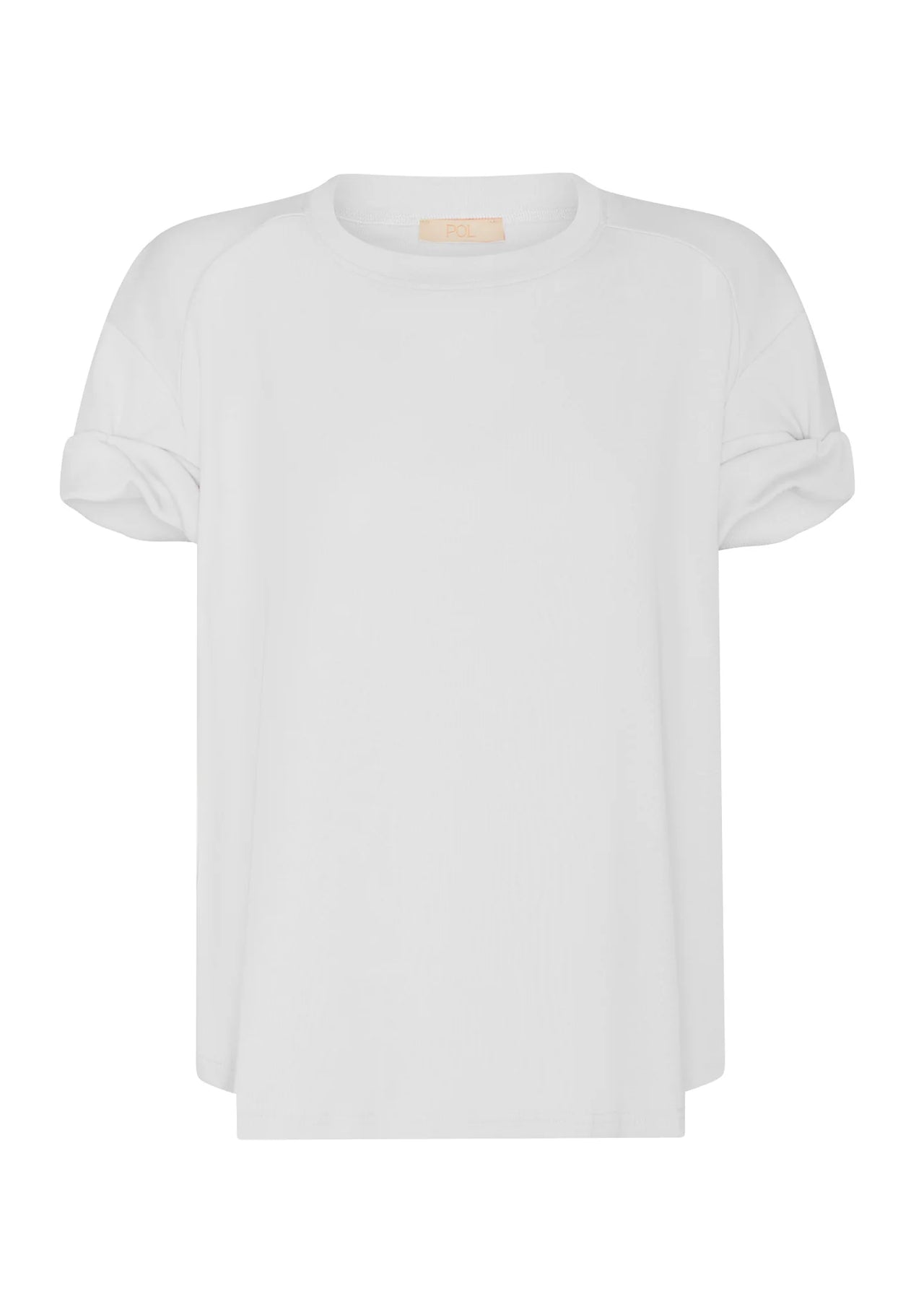 POL Clothing Zone Twisted Tee | White
