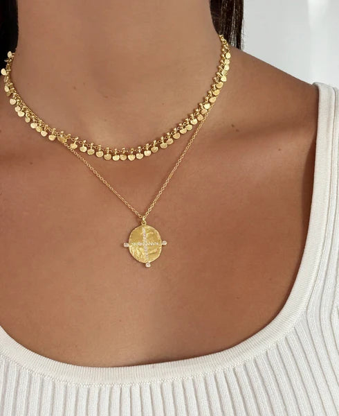 Rubyteva Cross Necklace | Cubic Zirconia