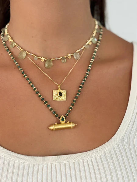 Rubyteva Goddess Necklace | Green Tourmaline
