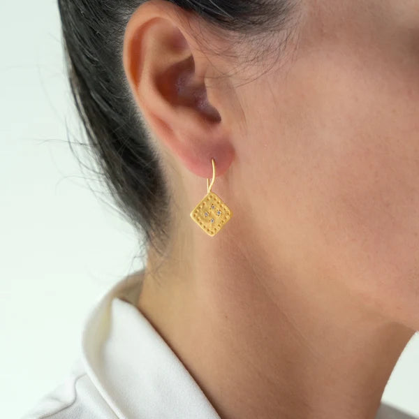 Rubyteva Bacha Earrings | Cubic Zirconia