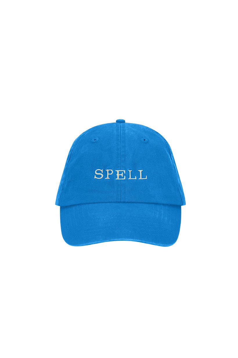 Spell Embroidered Cap | Sea Blue