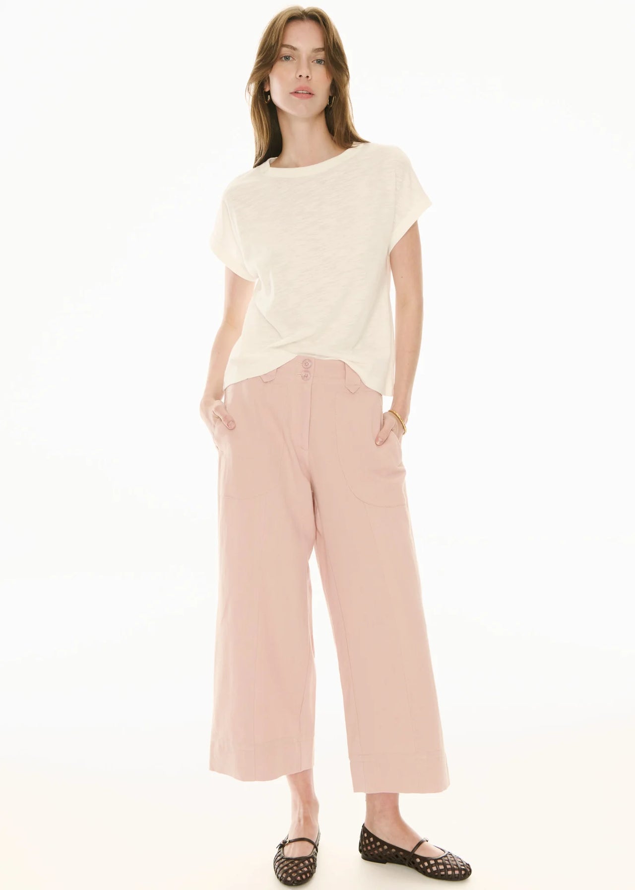 POL Clothing Oskar Pant | Pink