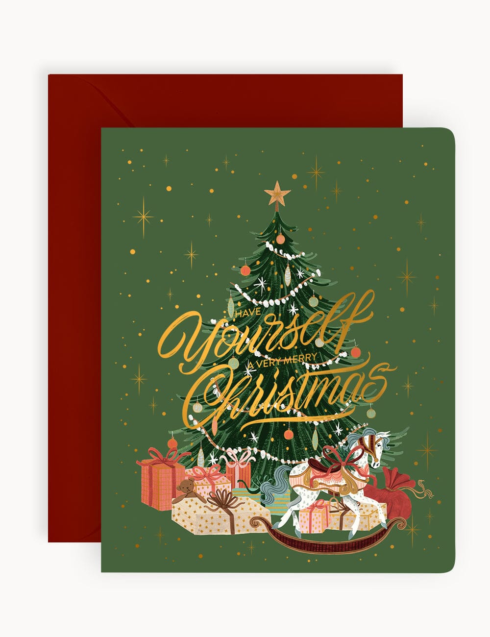 Bespoke Letterpress Have Yourself A Very Merry Christmas Card