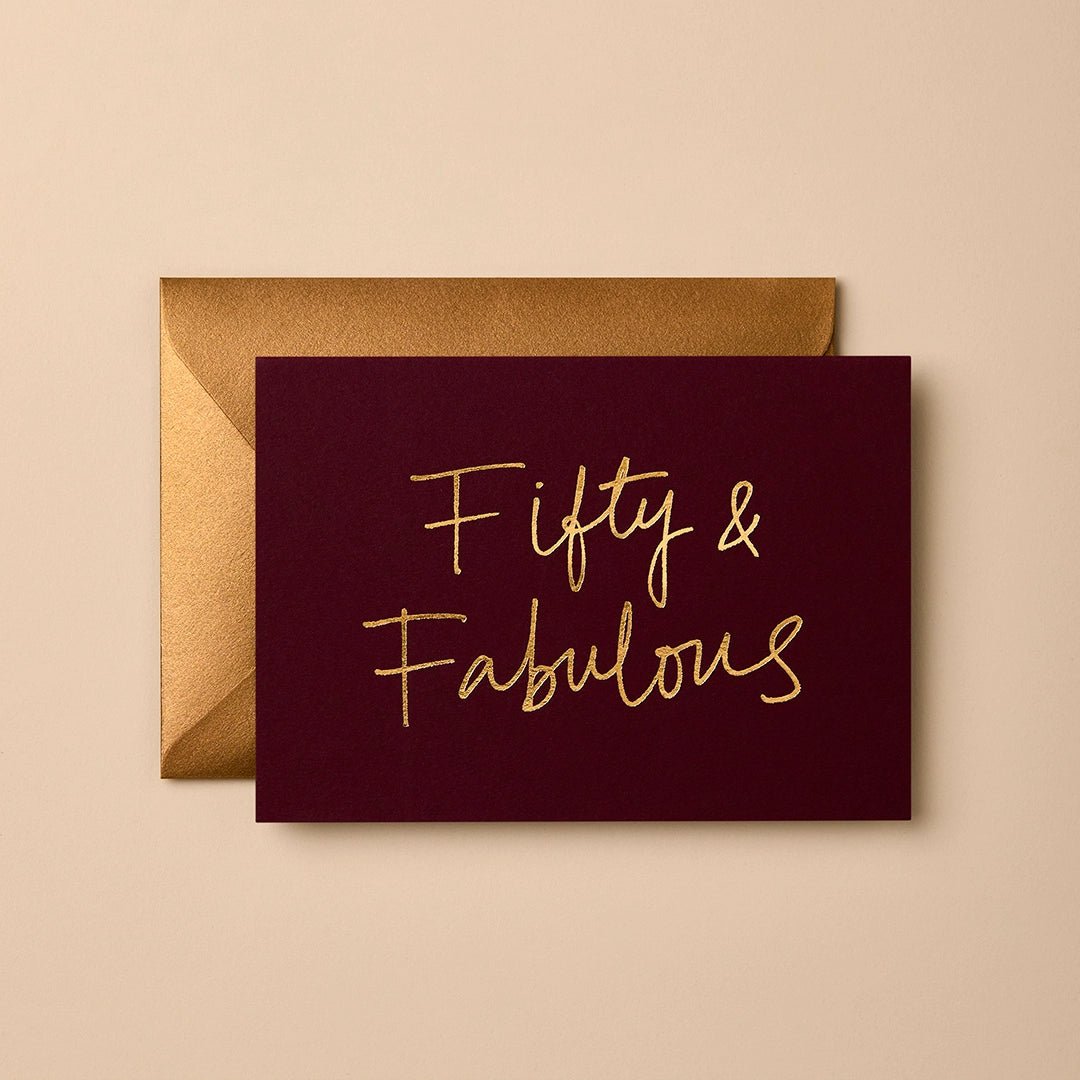 Gabrielle & Celine Greeting Card | 50 & Fabulous