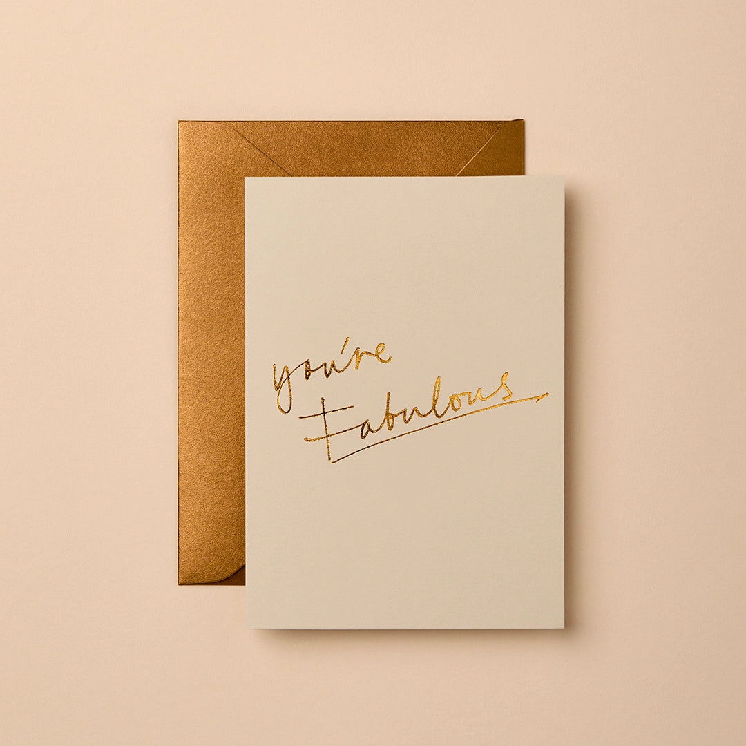 Gabrielle & Celine Greeting Card | You're Fabulous