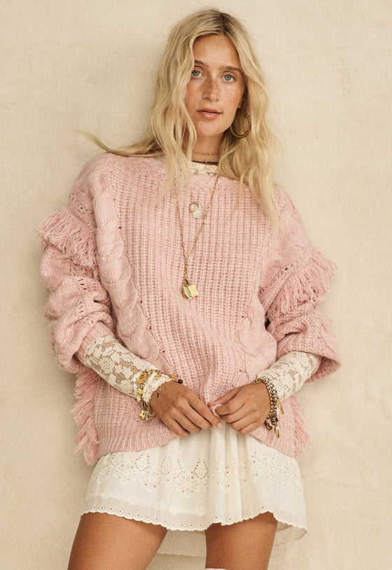 Spell Nomadic Knit Jumper | Dusty Rose