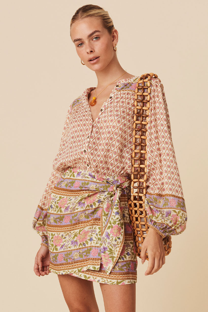 Spell Sienna Blouse | Clay