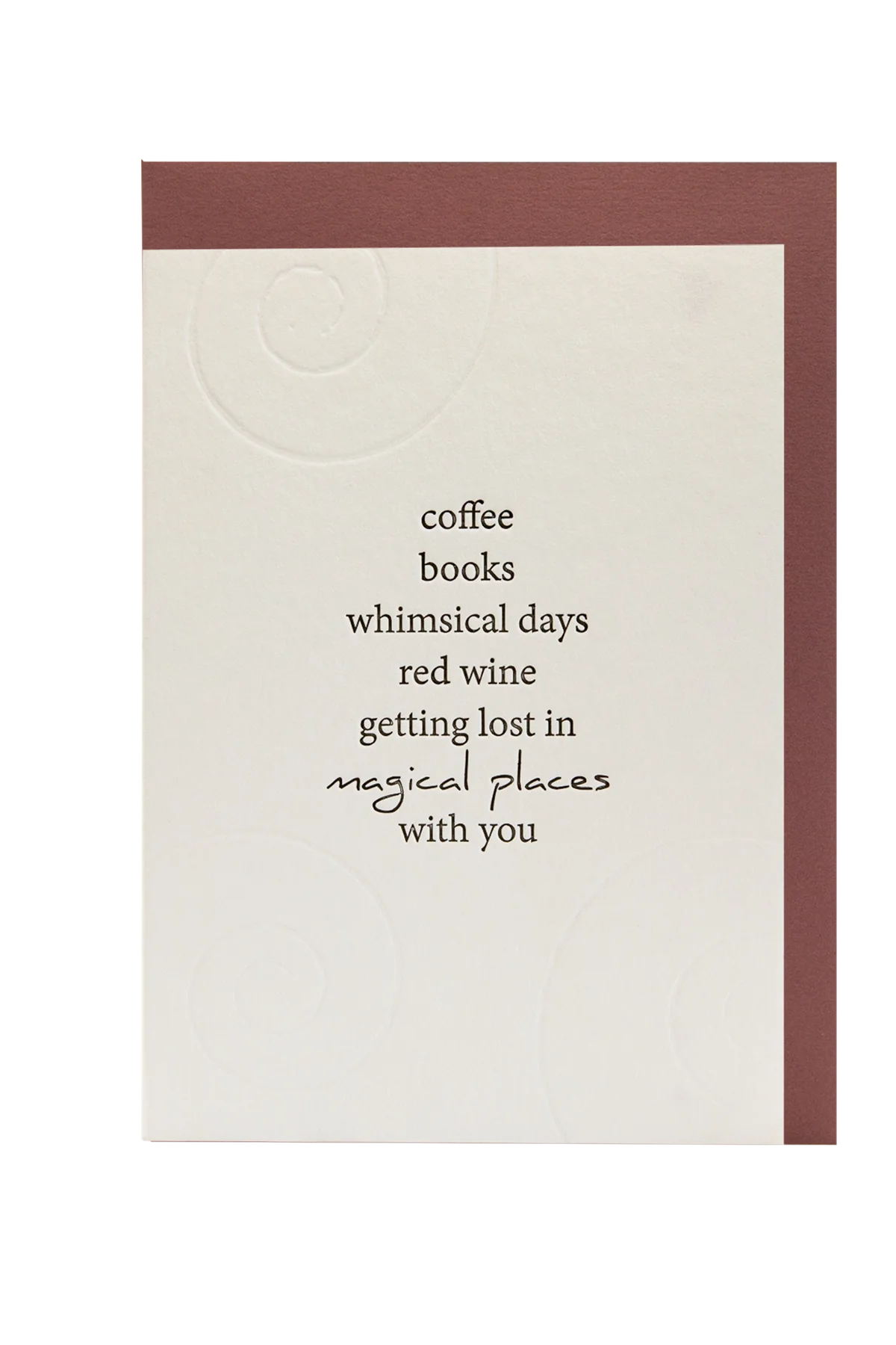 Clare Bernadette | Coffee Greeting Card