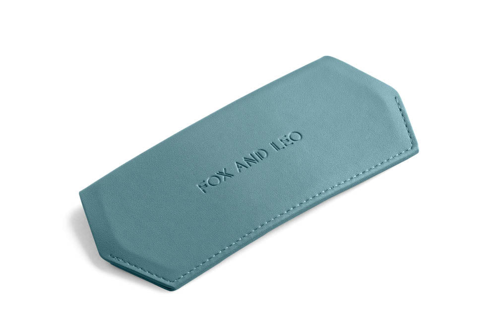 Fox and Leo Glasses Case | Teal