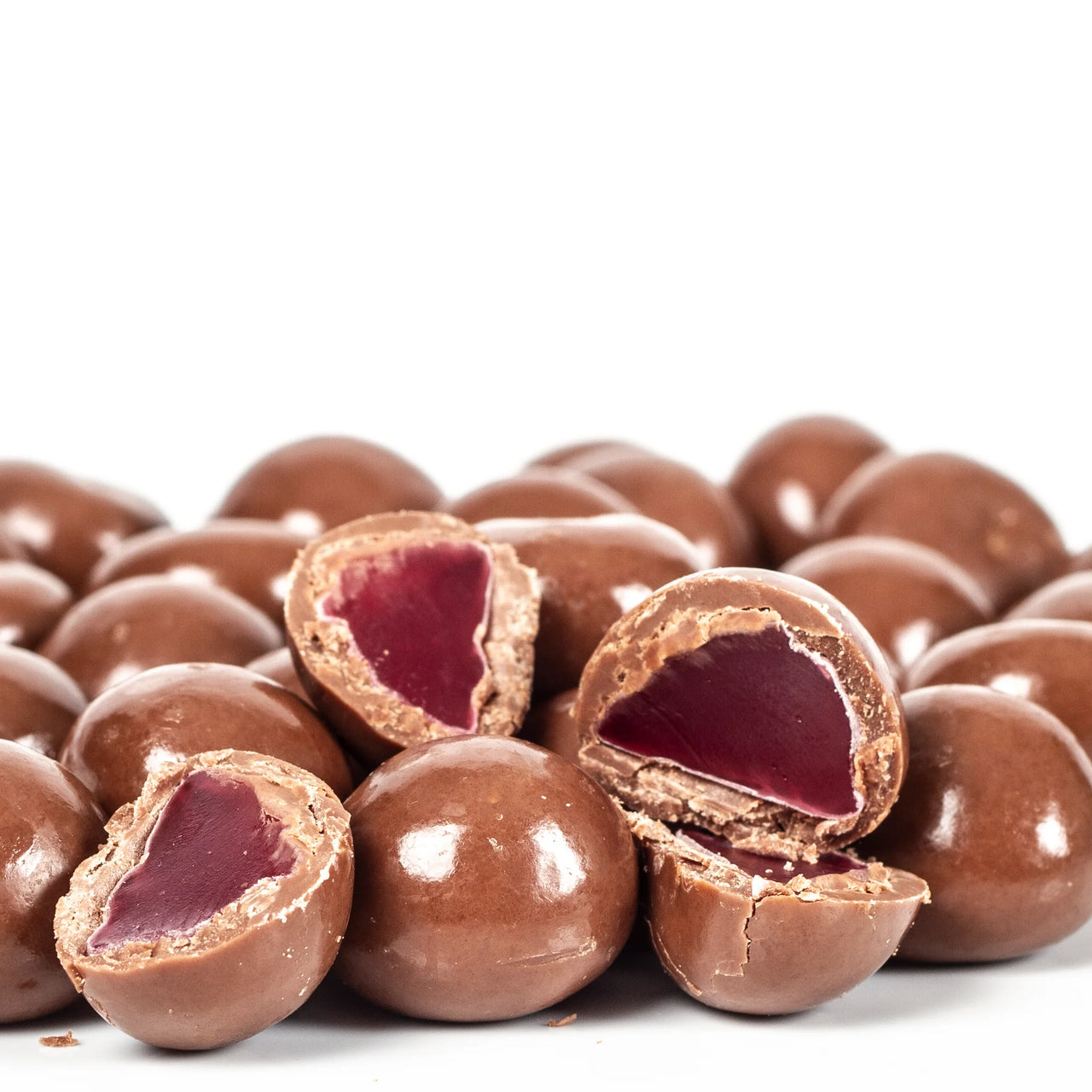 Freckleberry Chocolate Factory | Milk Chocolate Raspberries 500g