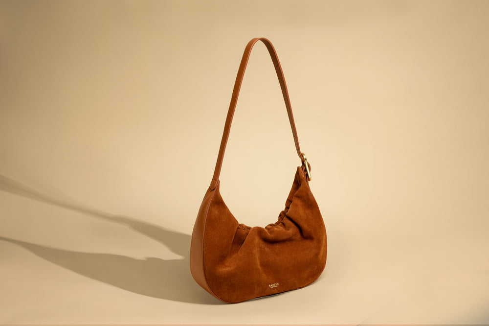 Sancia The Milena Hobo Bag | Desert