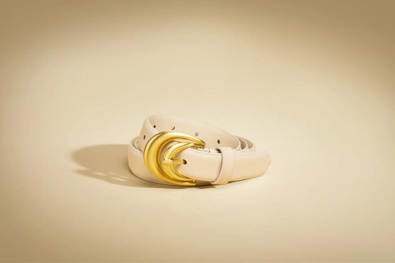 Sancia The Sarria Belt | Ecru