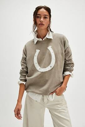 The Laundry Room Horseshoe Patchwork Jumper