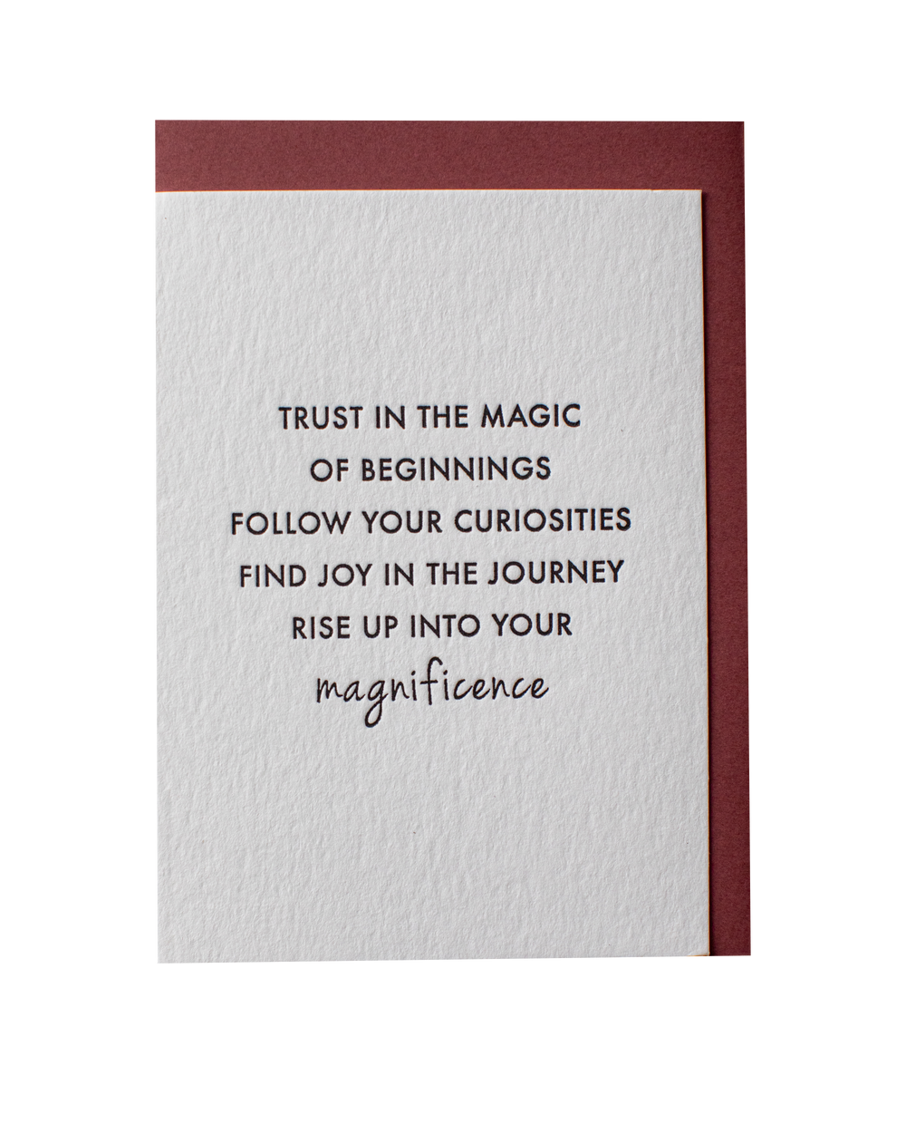 Clare Bernadette | Beginnings Greeting Card