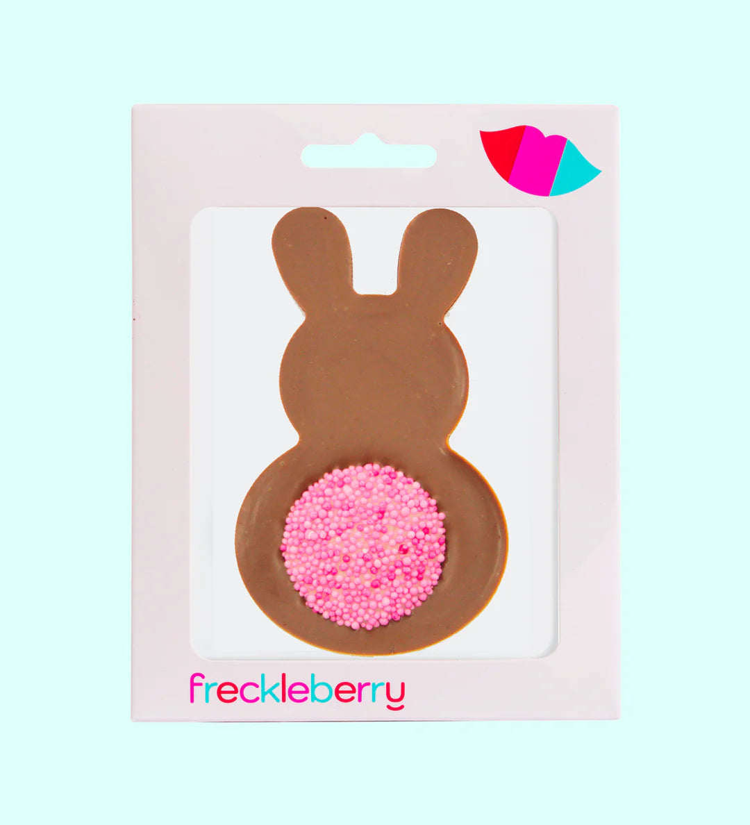 Freckleberry Bunny w. Pink Freckle Tail | Milk Chocolate