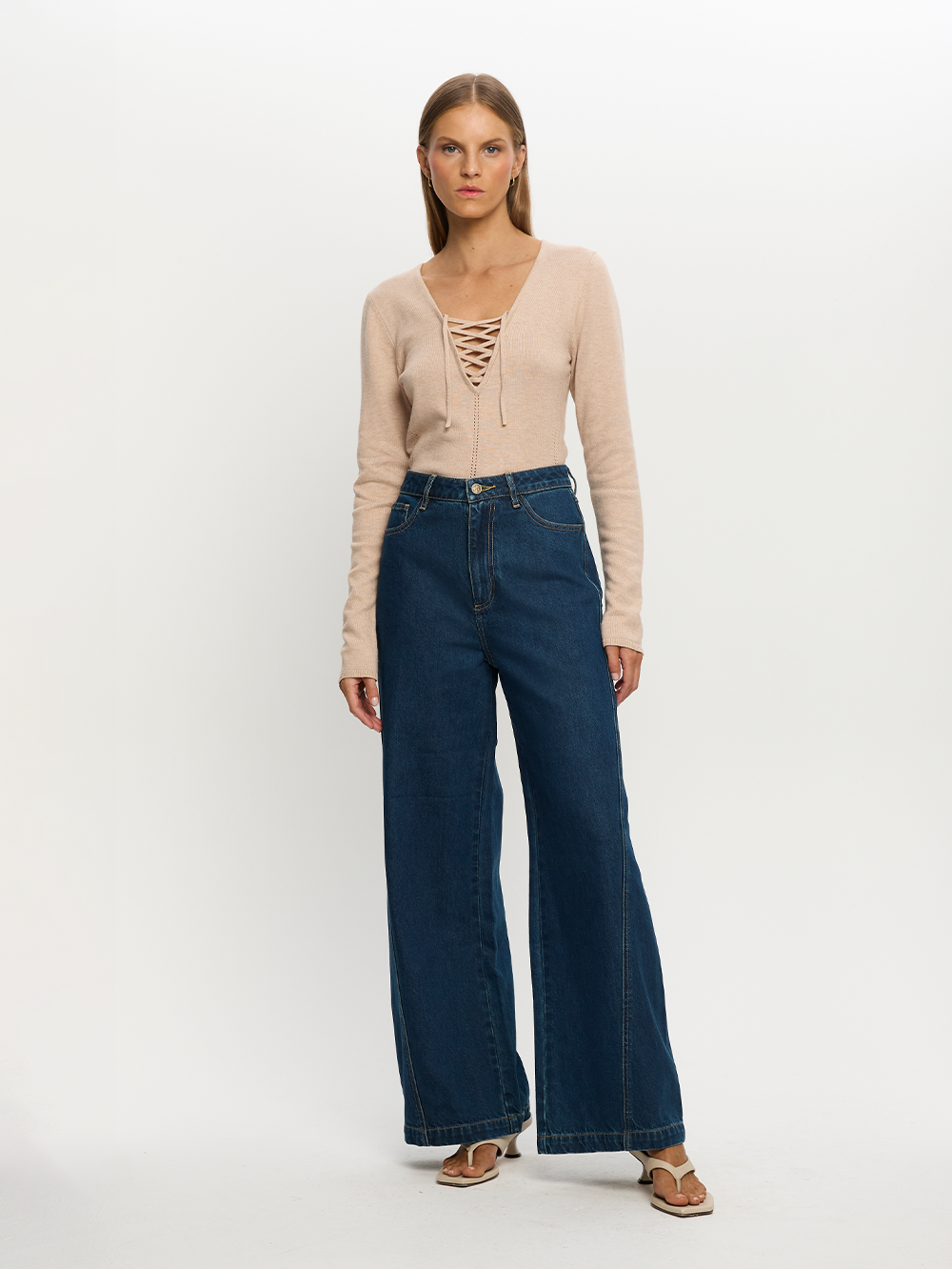 Kivari Carla Denim Jean | Petrol