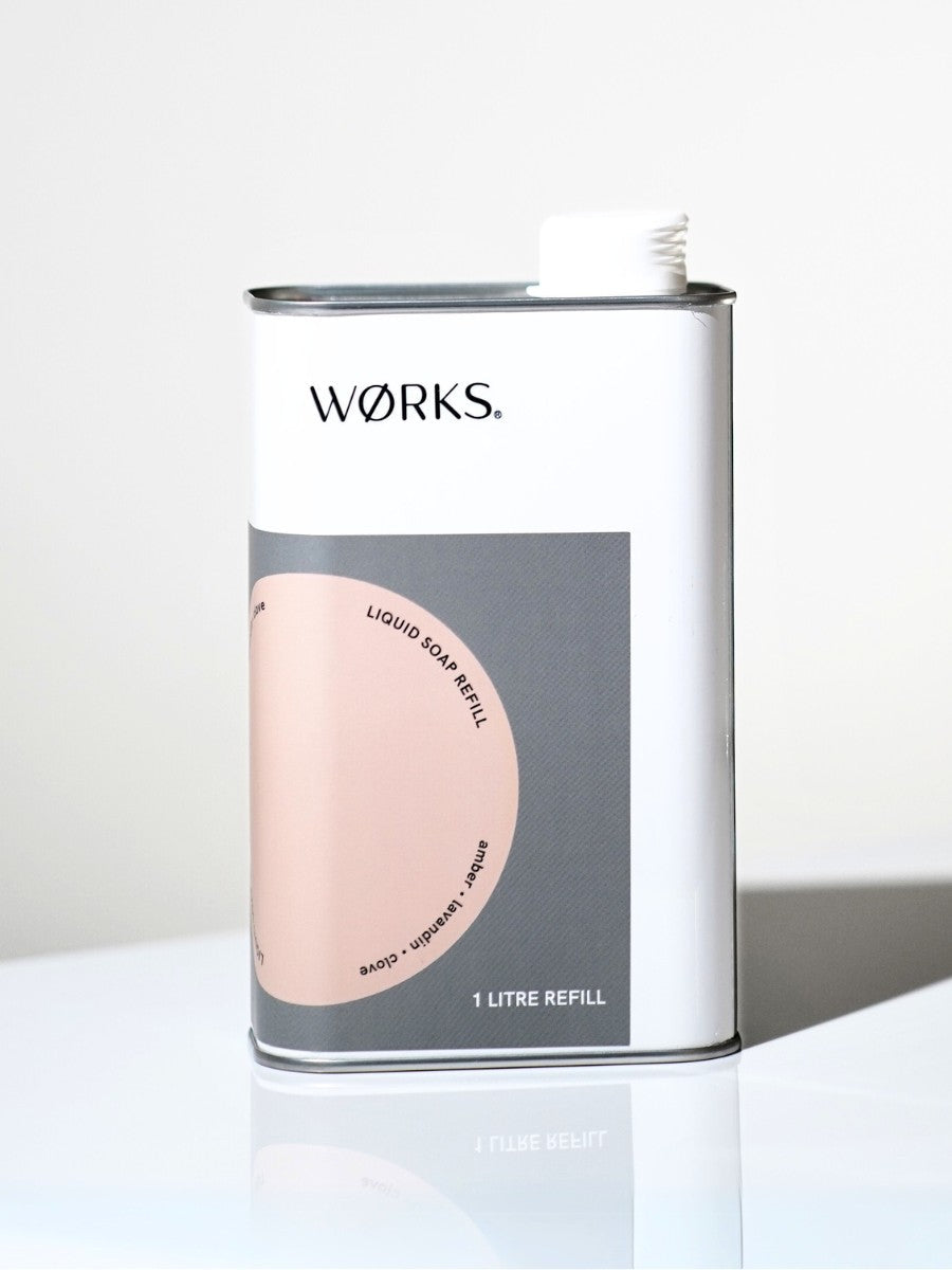 WØRKS. Products | Amber Body Soap | 1 Litre Refill