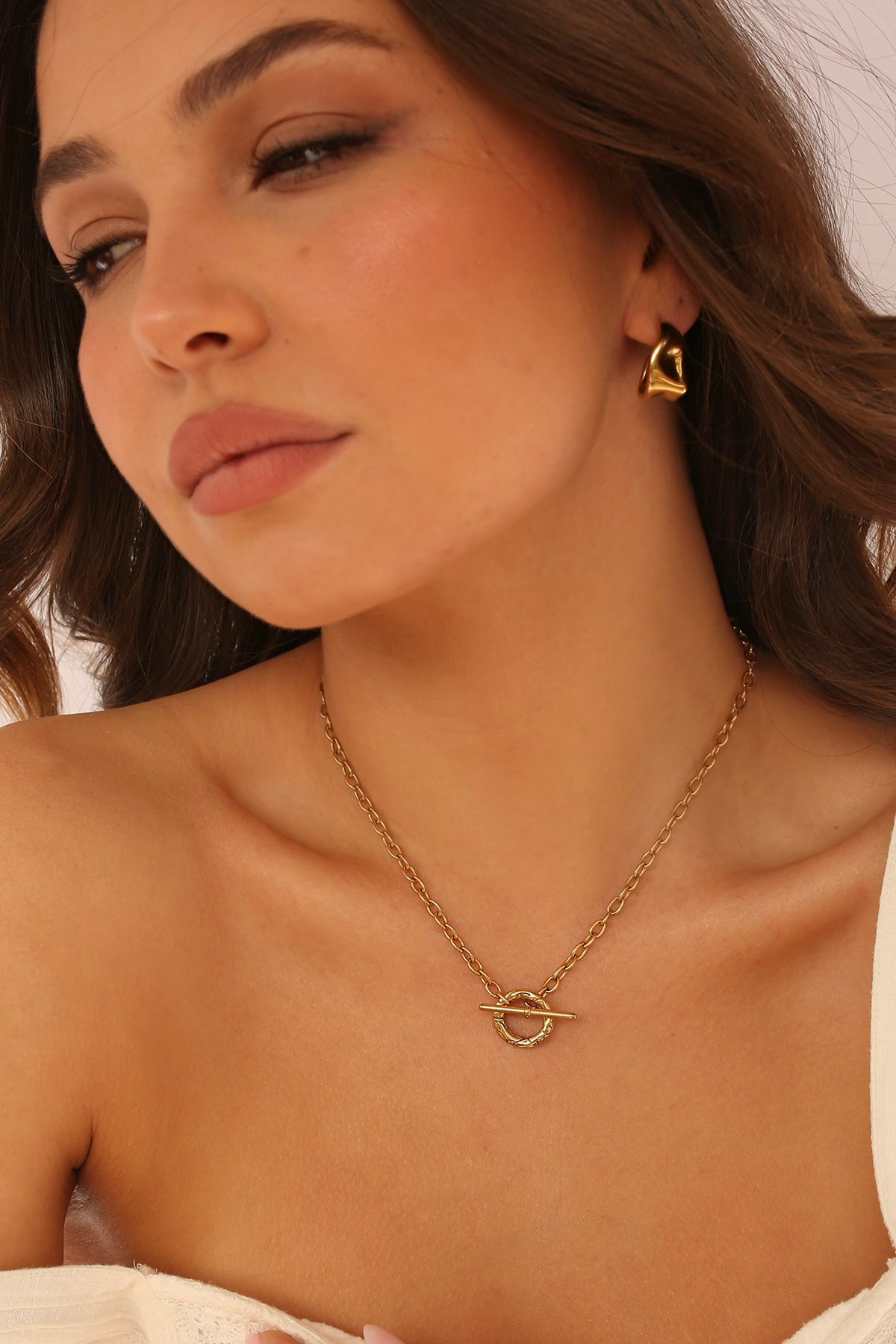 By Barny Latch & Lock Chain | Dylan | Gold