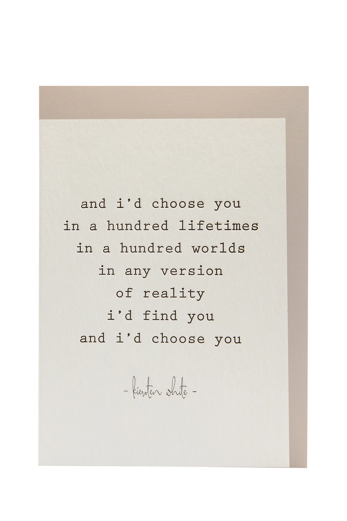Clare Bernadette | You Greeting Card