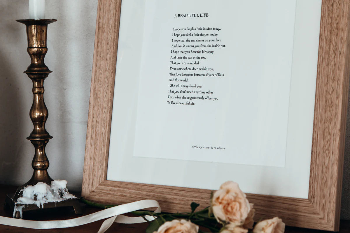 Clare Bernadette  | A Beautiful Life Print